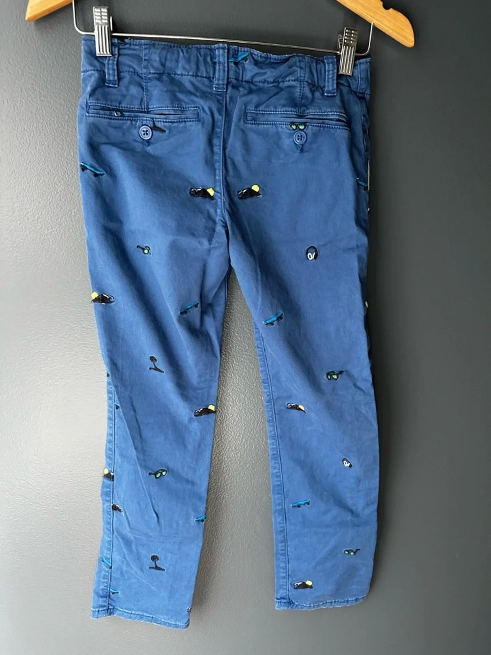 💙 GAP Kids boys pants size 10 blue with fun details VGUC preppy classic